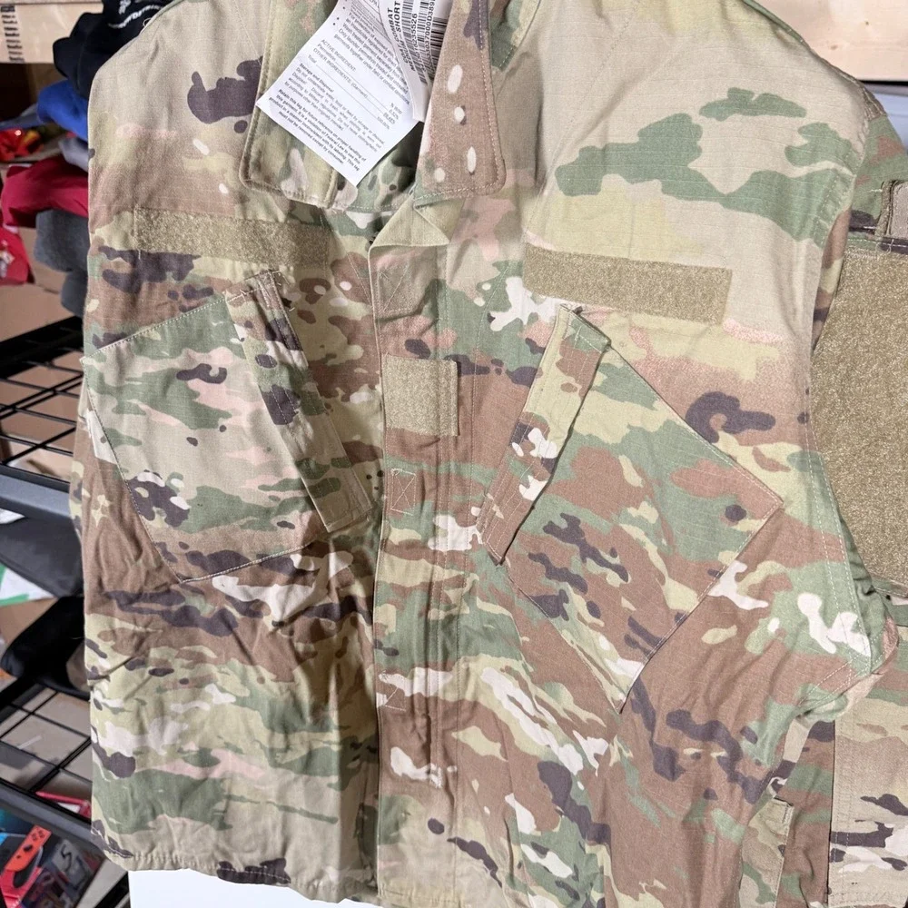 NWT US Army Combat Uniform Coat Medium Short OCP Multicam Insect Repellent Men - Picture 7 of 7